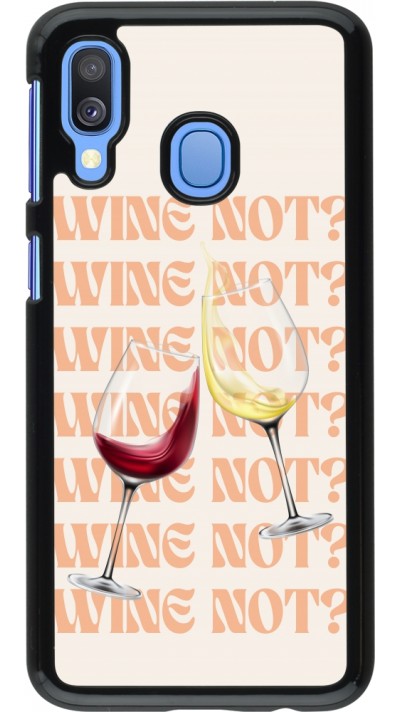 Samsung Galaxy A40 Case Hülle - Wine not