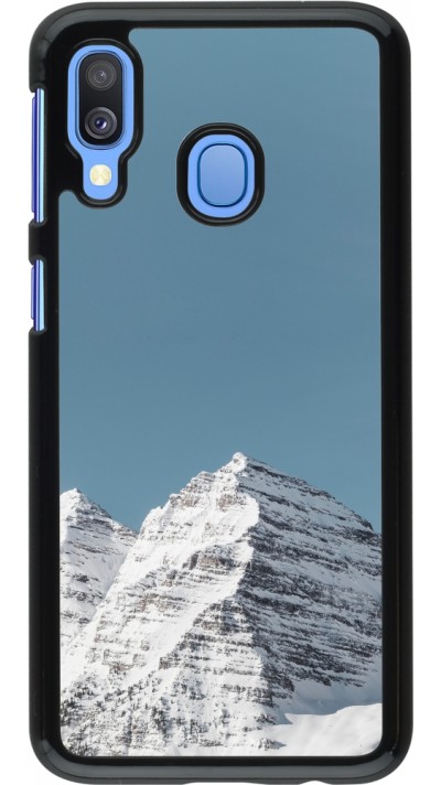 Coque Samsung Galaxy A40 - Winter 22 blue sky mountain