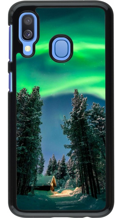 Coque Samsung Galaxy A40 - Winter 22 Northern Lights