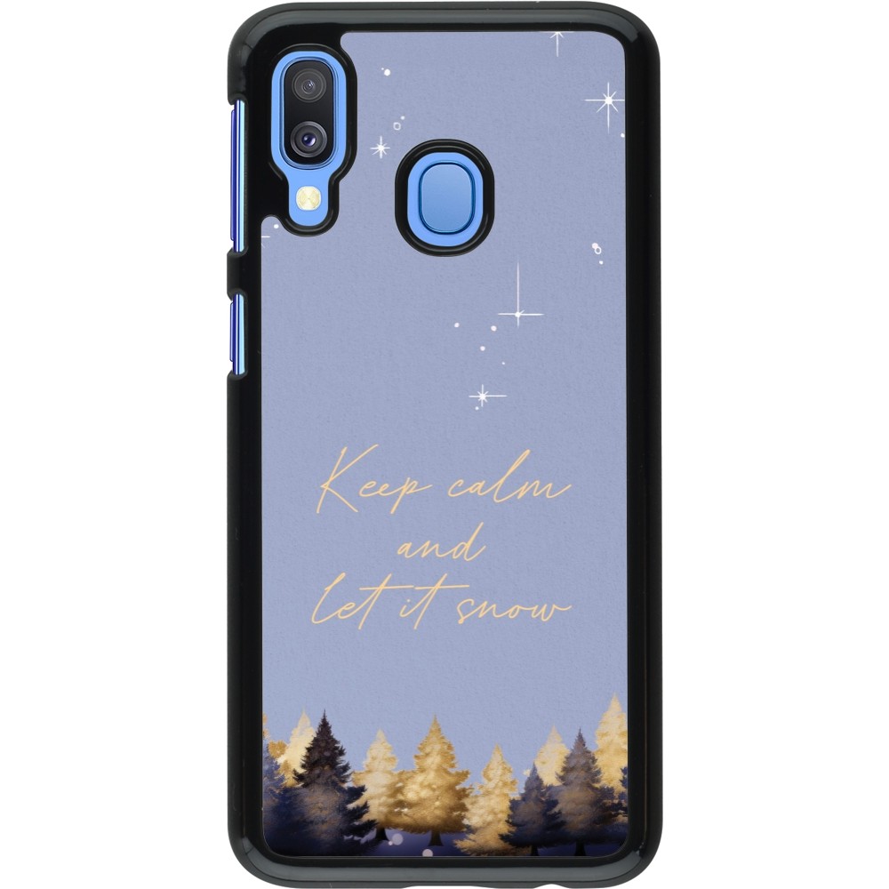 Coque Samsung Galaxy A40 - Winter 25 Winter illustration of trees