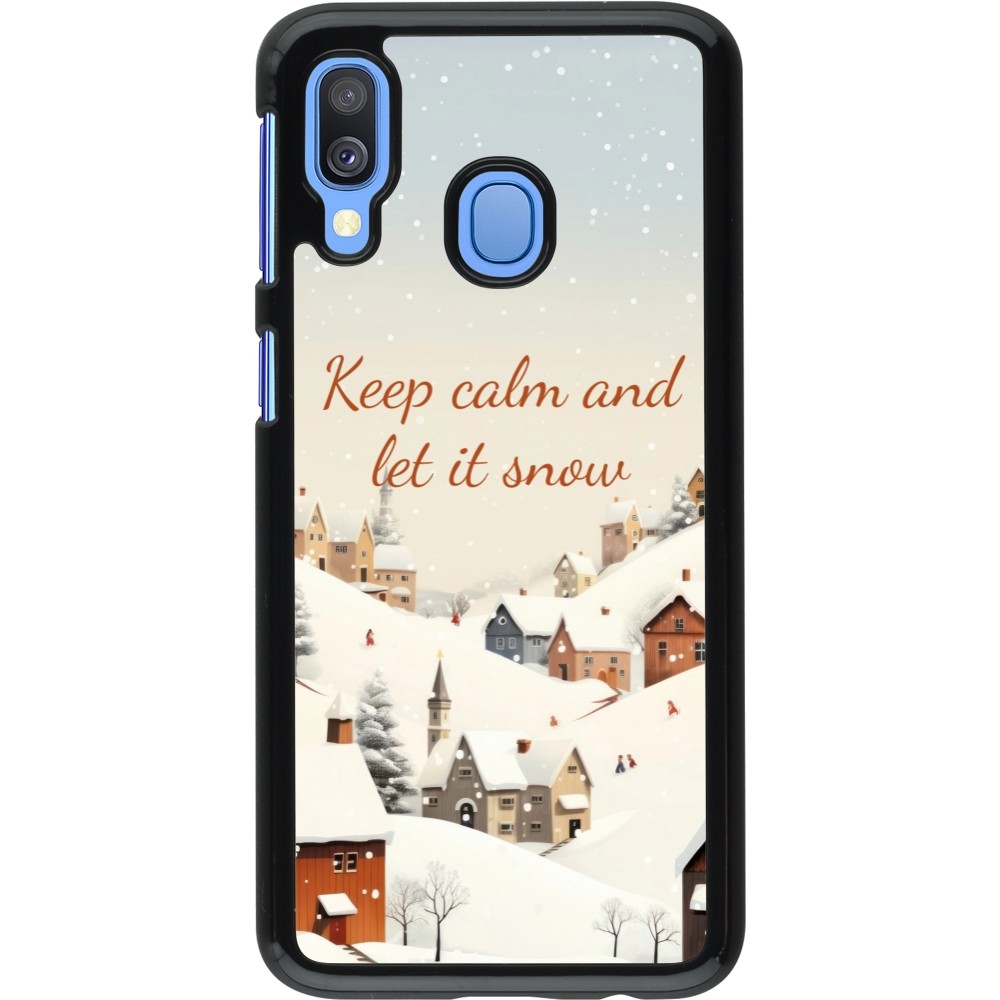 Coque Samsung Galaxy A40 - Winter 25 Winter Keep calm and let it snow