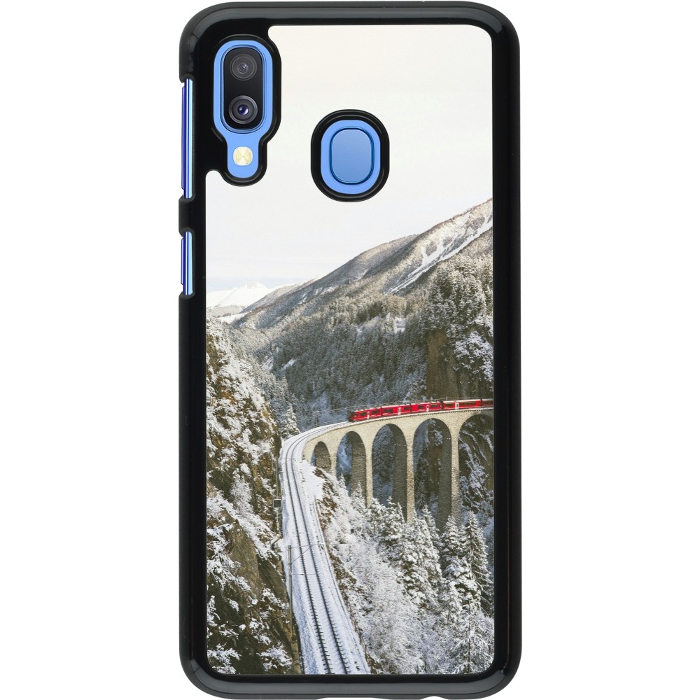Coque Samsung Galaxy A40 - Winter 25 Winter polar express