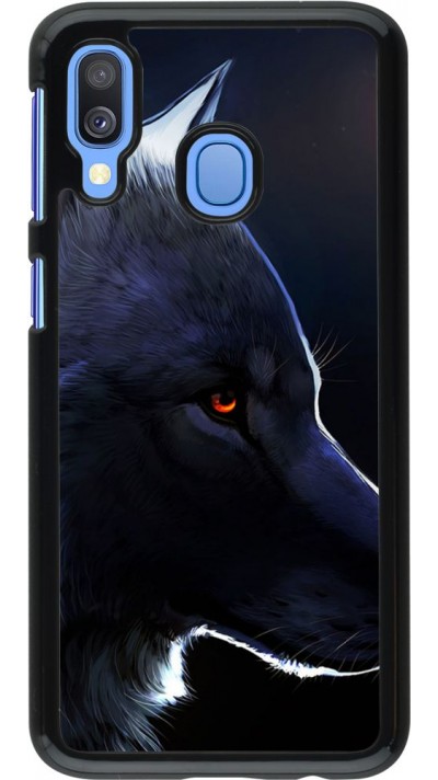 Hülle Samsung Galaxy A40 - Wolf Shape