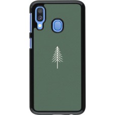 Samsung Galaxy A40 Case Hülle - Christmas 22 minimalist tree