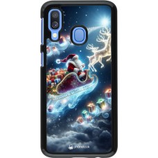 Samsung Galaxy A40 Case Hülle - Weihnachten 2023 Verzauberter Weihnachtsmann