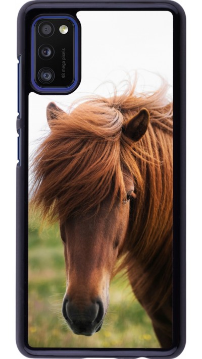Coque Samsung Galaxy A41 - Autumn 22 horse in the wind