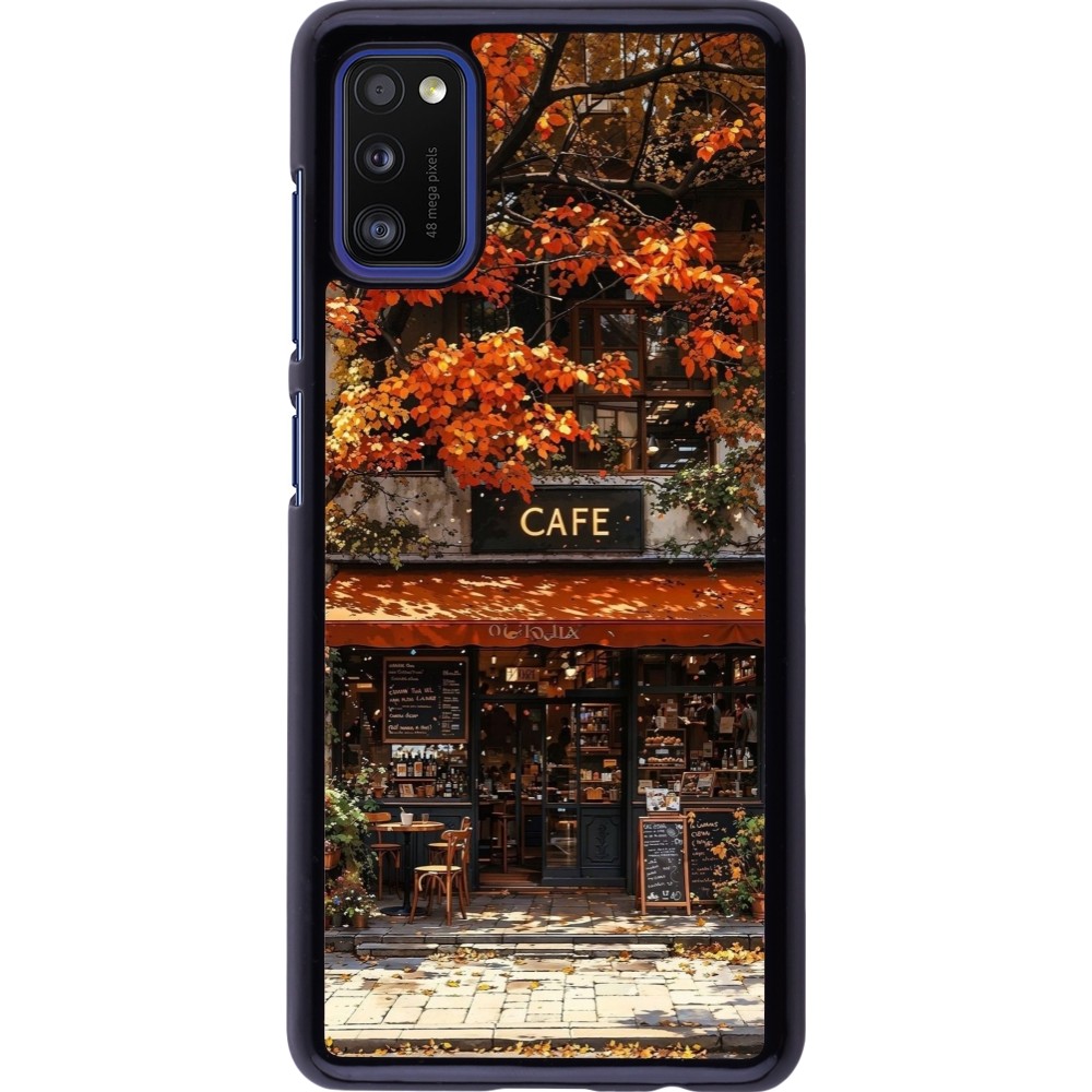 Samsung Galaxy A41 Case Hülle - Autumn 25 Coffee shop
