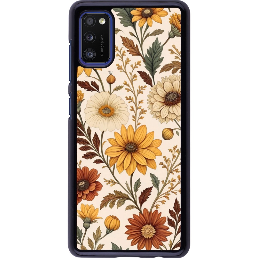 Samsung Galaxy A41 Case Hülle - Autumn 25 Flower pattern