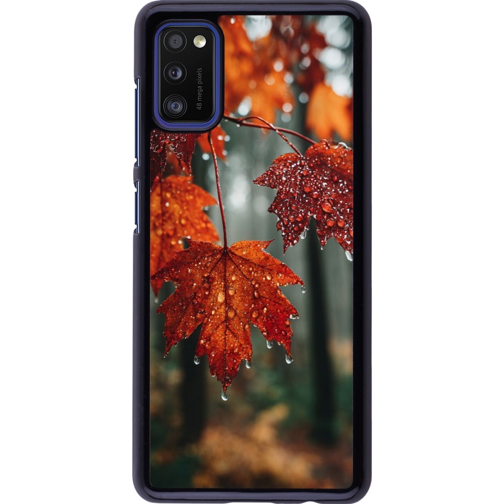Samsung Galaxy A41 Case Hülle - Autumn 25 Rain