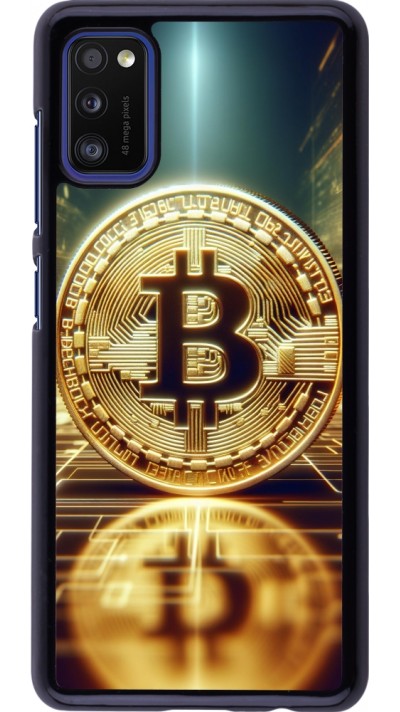 Samsung Galaxy A41 Case Hülle - Bitcoin Stehen