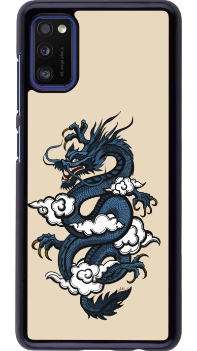 Samsung Galaxy A41 Case Hülle - Blue Dragon Tattoo