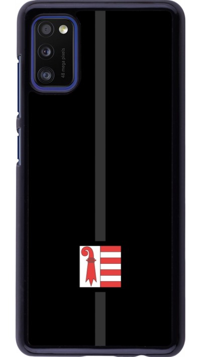 Samsung Galaxy A41 Case Hülle - Kanton JU schwarz