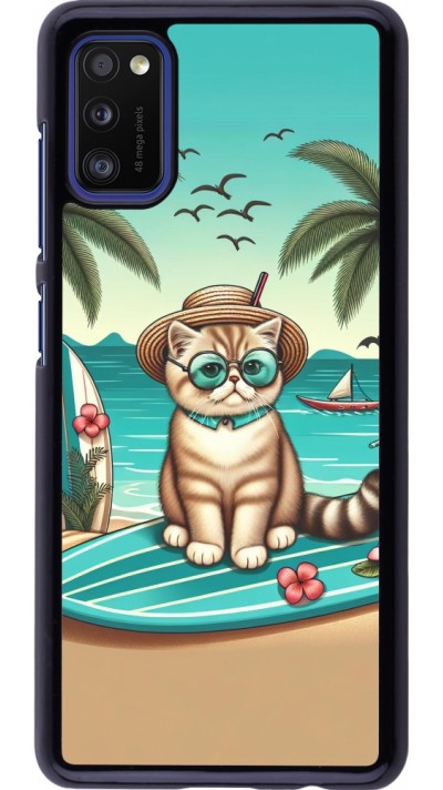 Coque Samsung Galaxy A41 - Chat Surf Style