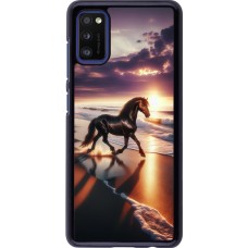 Samsung Galaxy A41 Case Hülle - Pferd majestätisch Strand