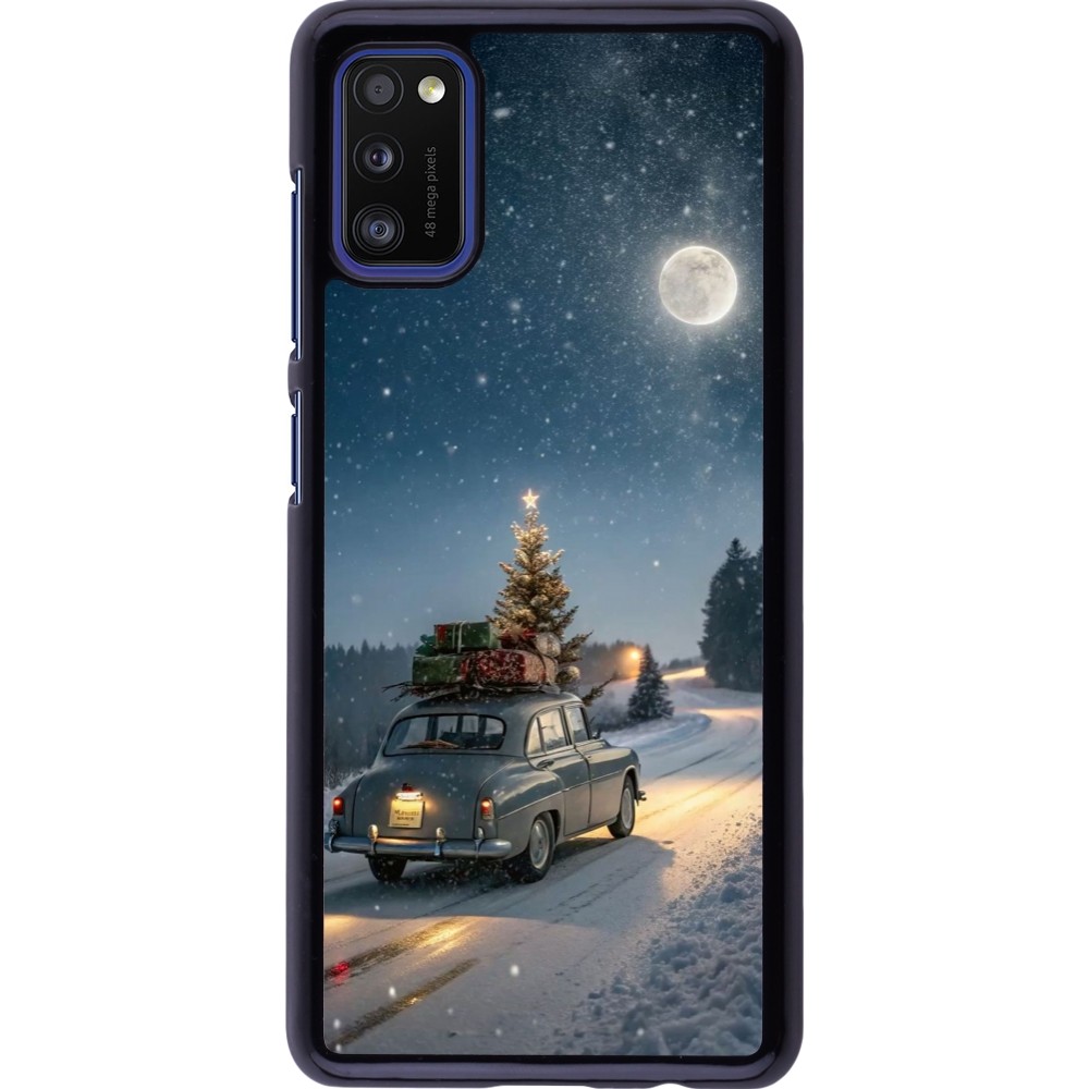 Coque Samsung Galaxy A41 - Christmas 25 Car with Tree Xmas