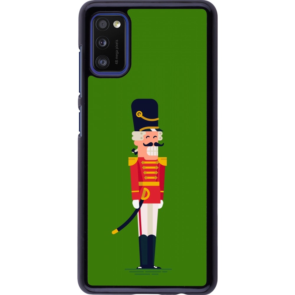 Coque Samsung Galaxy A41 - Christmas 25 Nutcracker Green