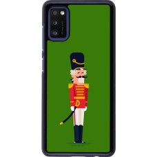 Coque Samsung Galaxy A41 - Christmas 25 Nutcracker Green