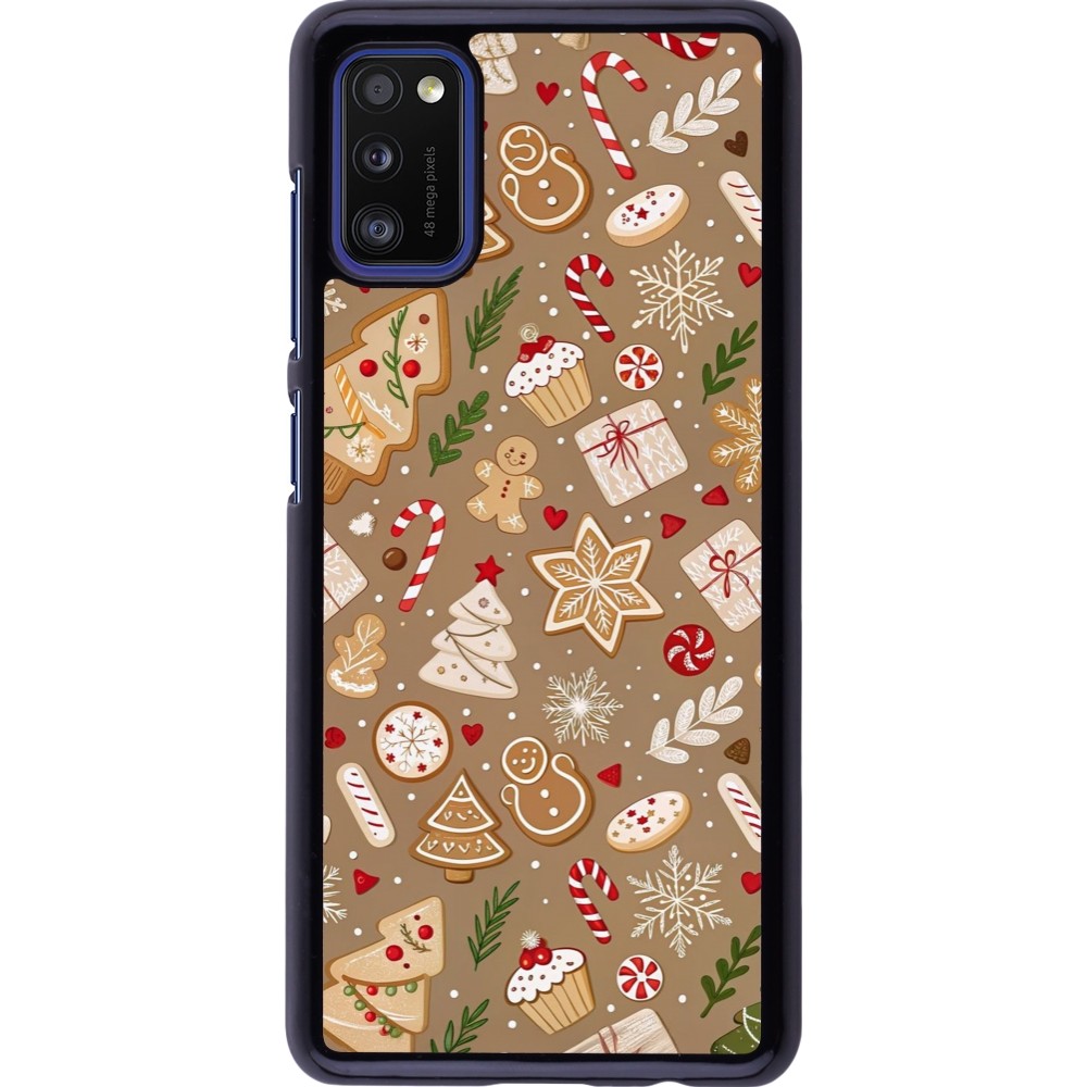 Coque Samsung Galaxy A41 - Christmas 25 Pattern Ginger Cookie