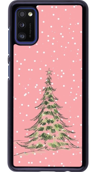 Coque Samsung Galaxy A41 - Christmas 25 Pink Tree