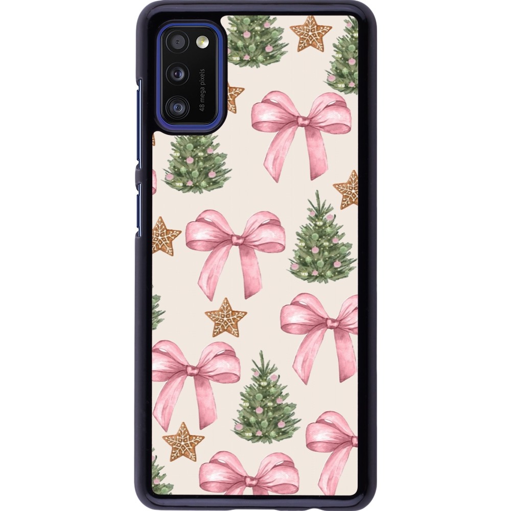Coque Samsung Galaxy A41 - Christmas 25 Vintage Ribbons