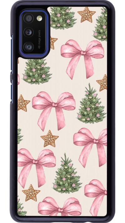Coque Samsung Galaxy A41 - Christmas 25 Vintage Ribbons
