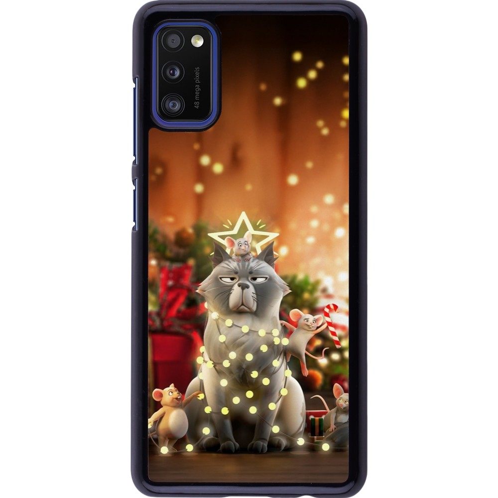Coque Samsung Galaxy A41 - Christmas 25 Xmas Cat
