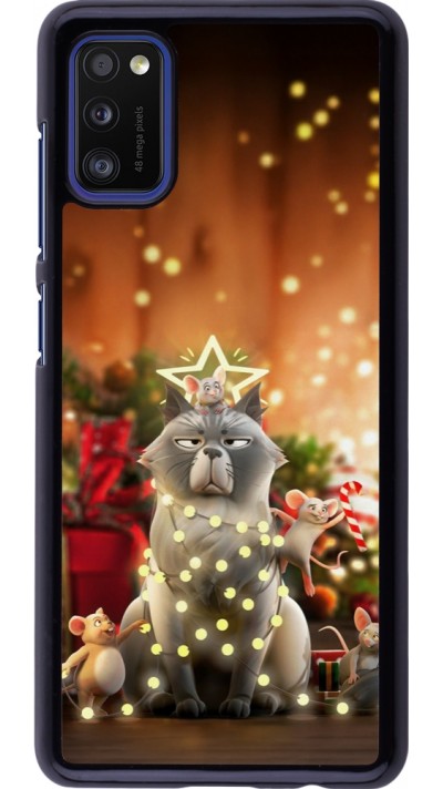 Coque Samsung Galaxy A41 - Christmas 25 Xmas Cat