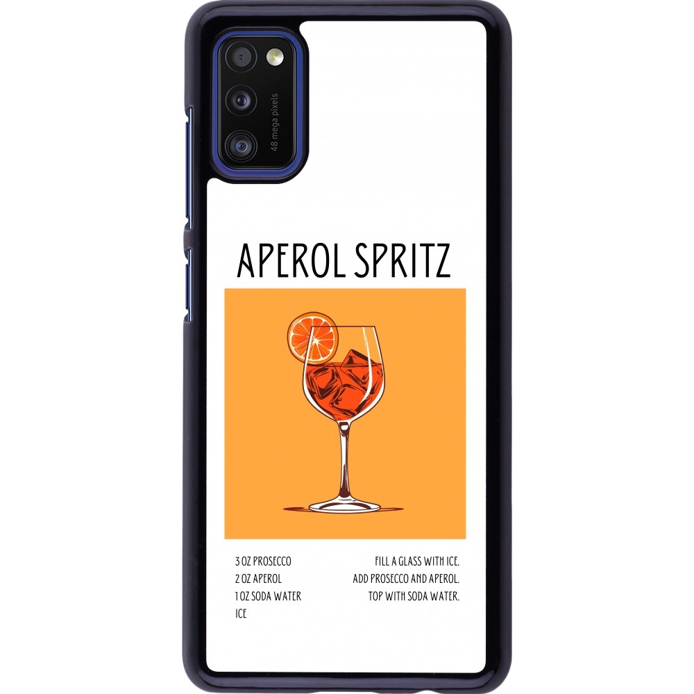 Samsung Galaxy A41 Case Hülle - Cocktail Rezept Aperol Spritz