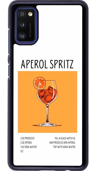 Samsung Galaxy A41 Case Hülle - Cocktail Rezept Aperol Spritz