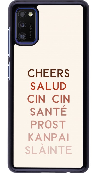 Samsung Galaxy A41 Case Hülle - Cocktail Cheers Salud