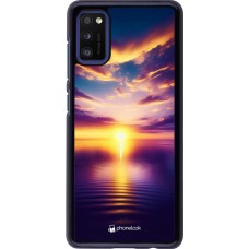Samsung Galaxy A41 Case Hülle - Sonnenuntergang gelb violett