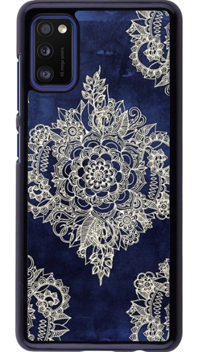 Coque Samsung Galaxy A41 - Cream Flower Moroccan