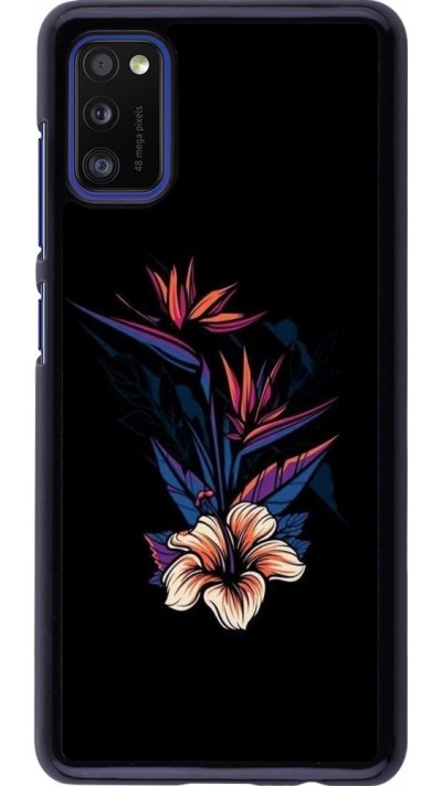 Hülle Samsung Galaxy A41 - Dark Flowers