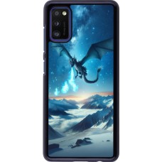 Coque Samsung Galaxy A41 - Dragon nocturne montagne