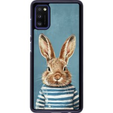 Coque Samsung Galaxy A41 - Easter 2026 Rabbit navy