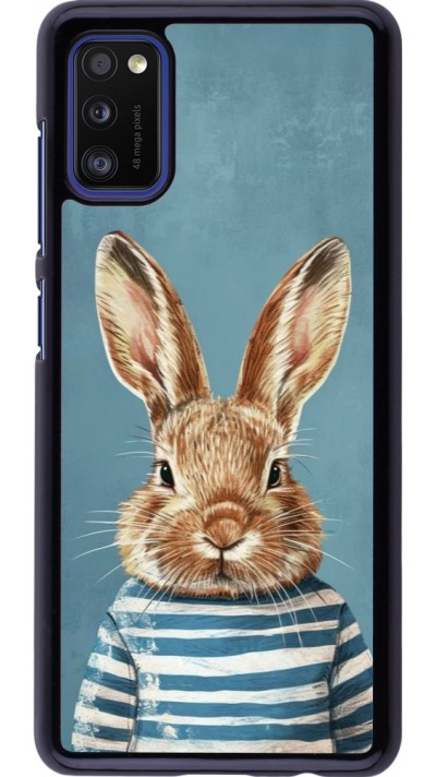 Coque Samsung Galaxy A41 - Easter 2026 Rabbit navy