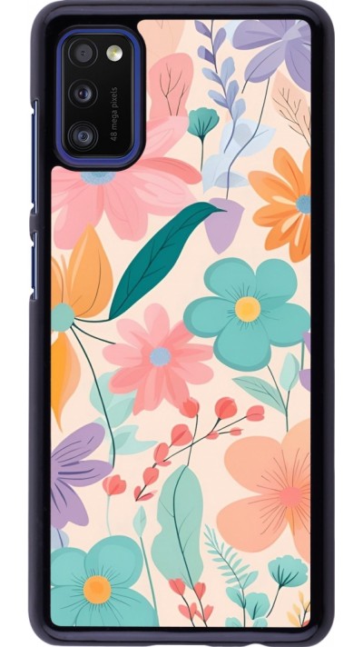 Samsung Galaxy A41 Case Hülle - Easter 2024 spring flowers