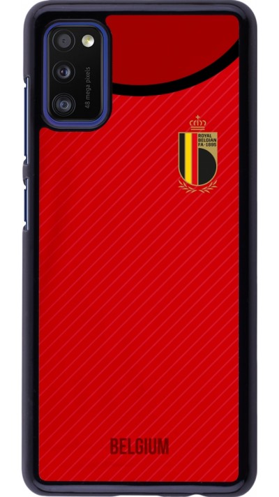 Coque Samsung Galaxy A41 - Maillot de football Belgique 2022 personnalisable
