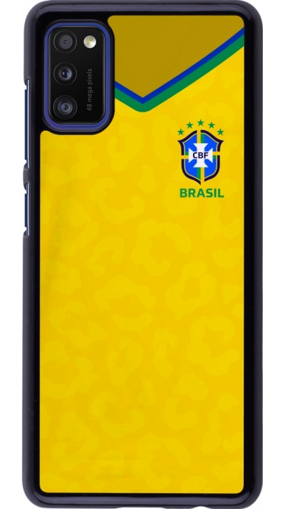 Coque Samsung Galaxy A41 - Maillot de football Brésil 2022 personnalisable
