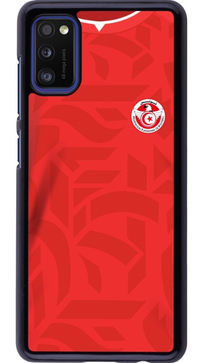 Samsung Galaxy A41 Case Hülle - Tunesien 2022 personalisierbares Fussballtrikot