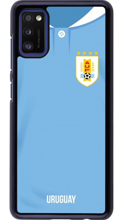 Coque Samsung Galaxy A41 - Maillot de football Uruguay 2022 personnalisable