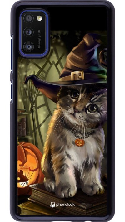 Coque Samsung Galaxy A41 - Halloween 21 Witch cat