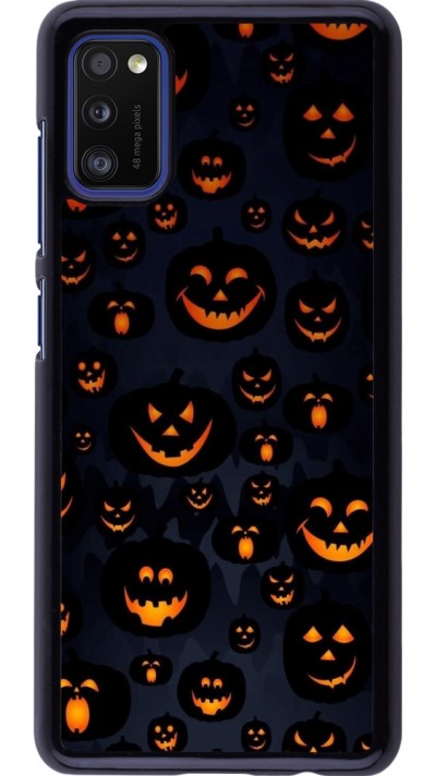 Coque Samsung Galaxy A41 - Halloween 22 carved pumpkins