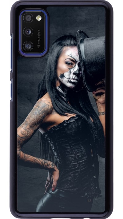 Coque Samsung Galaxy A41 - Halloween 22 Tattooed Girl