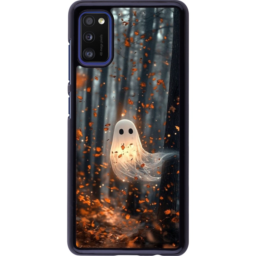 Coque Samsung Galaxy A41 - Halloween 2025 Ghost in the forest
