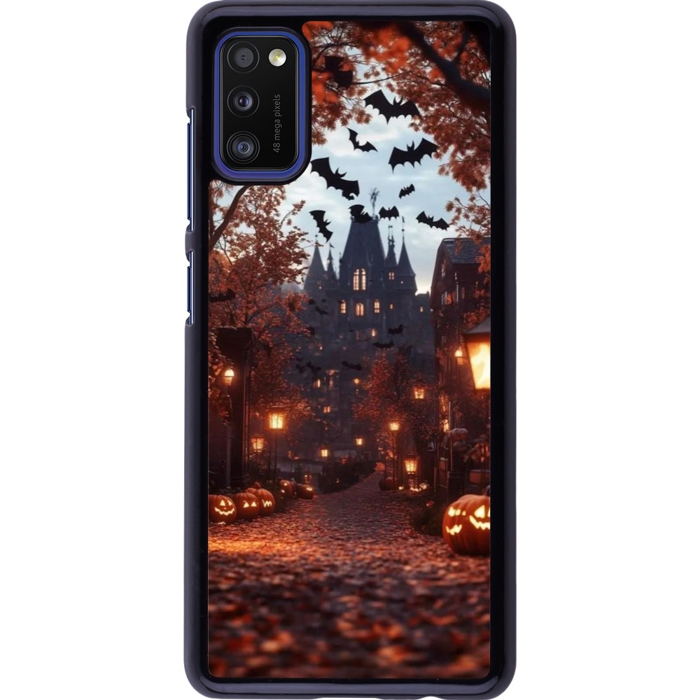 Coque Samsung Galaxy A41 - Halloween 2025 Haunted house