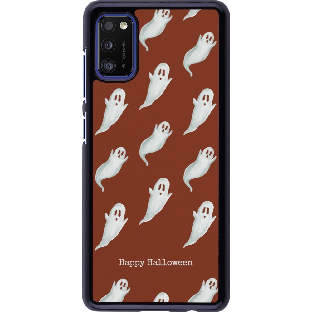 Coque Samsung Galaxy A41 - Halloween 2025 Pattern of ghosts
