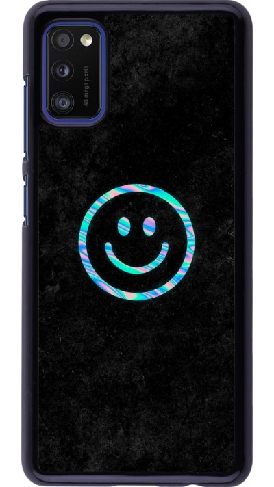 Coque Samsung Galaxy A41 - Happy smiley irisé