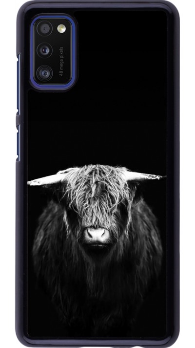 Coque Samsung Galaxy A41 - Highland calf black