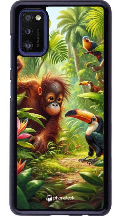 Coque Samsung Galaxy A41 - Jungle Tropicale Tayrona